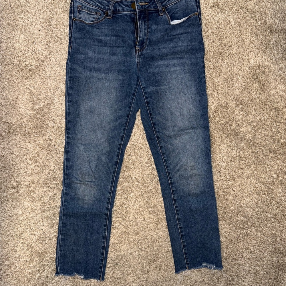 Ashley Mason Blue Ankle Cropped Jeans